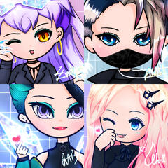 KDA Baddest Icons Set KDA Baddest Icons Set